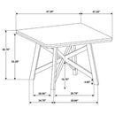 Canfield 5 Pc Counter Height Dining Set