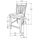 Canfield 5 Pc Counter Height Dining Set