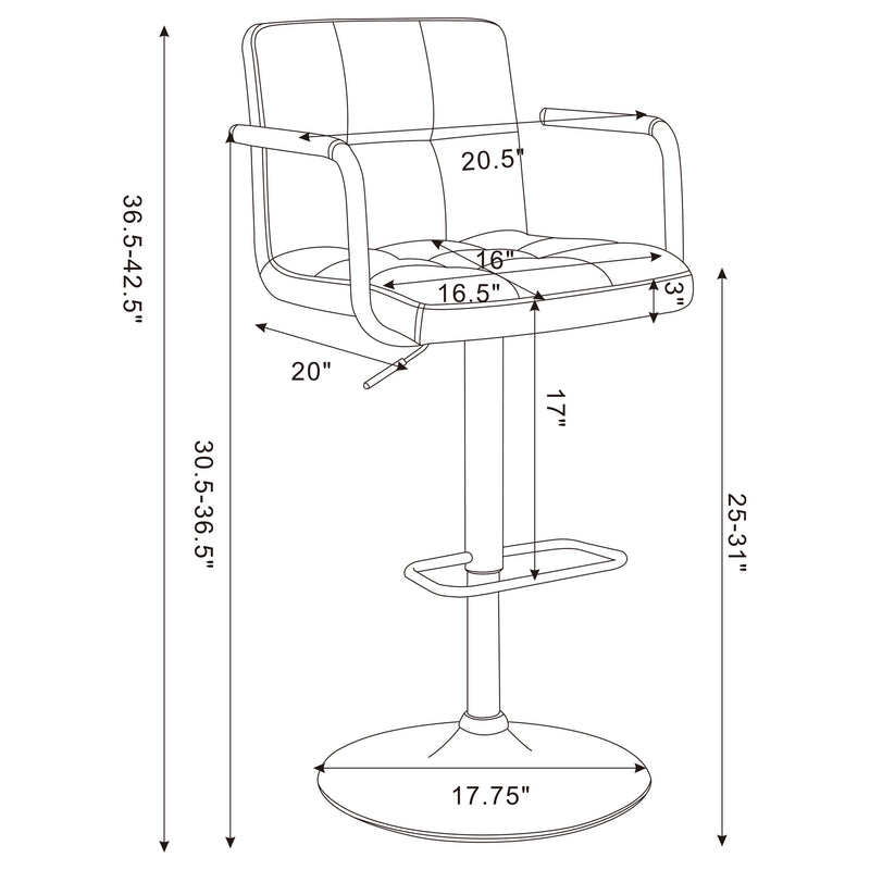 Palomar Adjustable Bar Stool