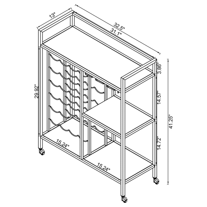 Derion Bar Cart