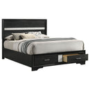 Miranda Panel Platform Storage Bed