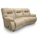 BRINLEY COLLECTION LEATHER SPACE SAVER CONVERSATION SOFA- U700CA4