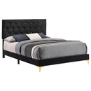 Kendall Panel Bed E.King, & Queen Black & White