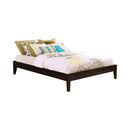 Hounslow California King, E.King, & Queen Universal Platform Bed Cappuccino