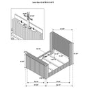 Centergrove Wingback TV Bed