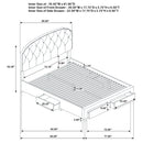 Marianna Panel Platform Storage Bed