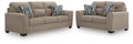 Olten Living Room Set - Mocha 2-Piece: Sofa/Loveseat