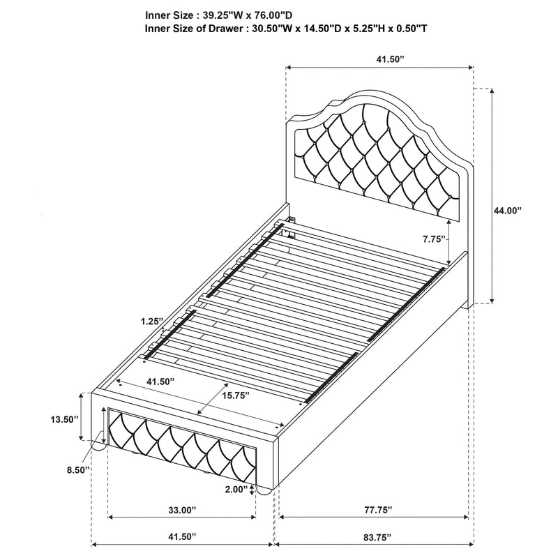 Ashleigh Twin Bed