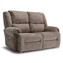 GENET LOVESEAT LEATHER POWER SPACE SAVER CONSOLE LOVESEAT- L960CQ4