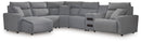 ModMax II Reclining Sectional with Chaise and Audio Console