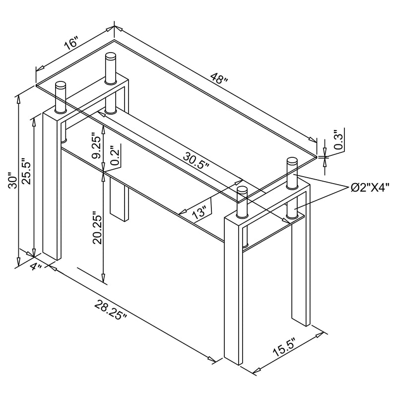 Dyer Console Table