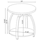 Dacre Mobile Coffee Table Set