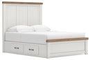 Ashley Savonport Queen Panel Bed with Storage