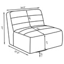 Cobie Upholstered Swivel Armless Chair