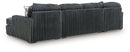 Midnight-Madness Double Chaise 3-Piece Sectional