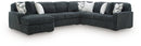 Midnight-Madness Sectional with Chaise