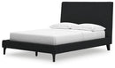 Cadmori Upholstered Bed with Roll Slats
