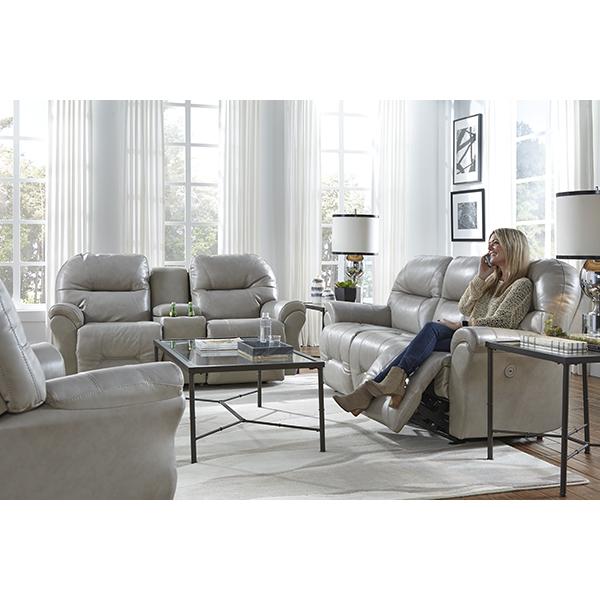BODIE LOVESEAT LEATHER SPACE SAVER LOVESEAT- L760CA4