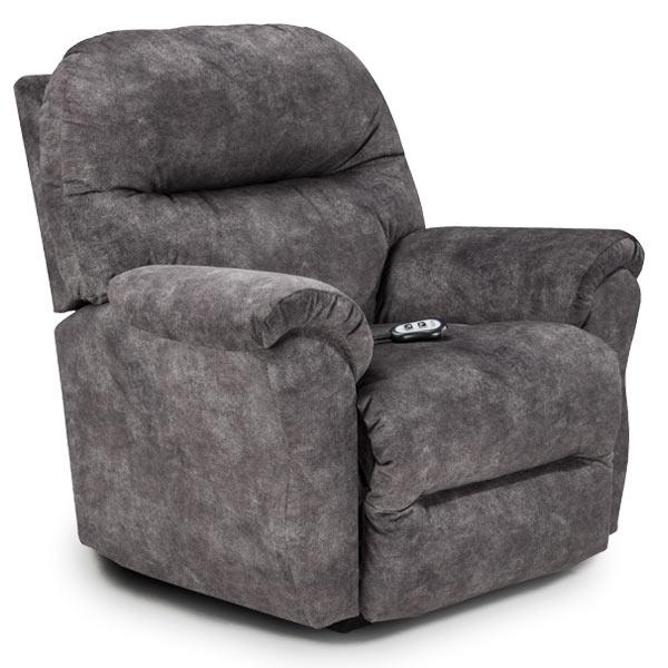 BODIE LEATHER SWIVEL GLIDER RECLINER- 8NW15LU