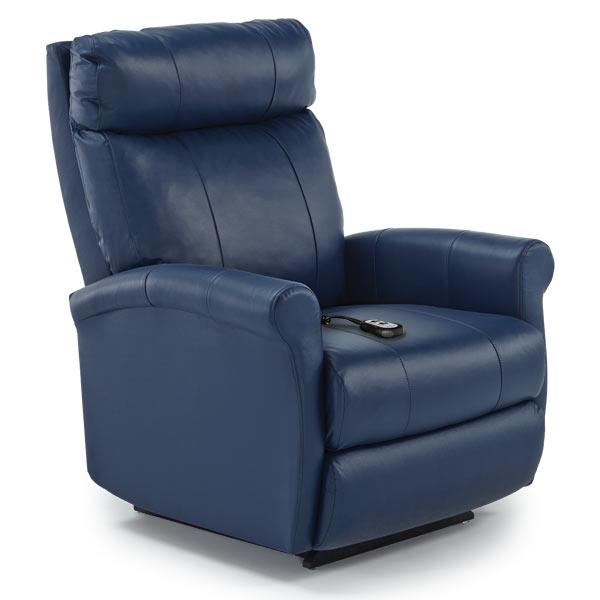 CODIE LEATHER SWIVEL GLIDER RECLINER- 1A05LU