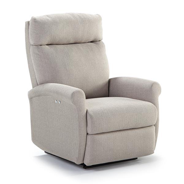 CODIE LEATHER POWER HEAD TILT SWIVEL GLIDER RECLINER- 1AZ05LU image