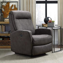 COSTILLA LEATHER POWER HEAD TILT SWIVEL GLIDER RECLINER- 2AZ35LV