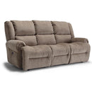 GENET COLLECTION LEATHER POWER RECLINING SOFA W/ FOLD DOWN TABLE- S960CP4