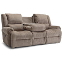 GENET COLLECTION LEATHER POWER RECLINING SOFA W/ FOLD DOWN TABLE- S960CP4