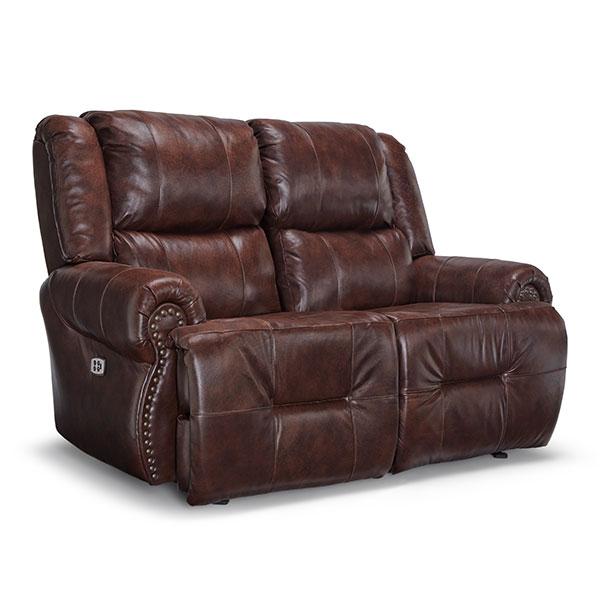 GENET LOVESEAT LEATHER POWER SPACE SAVER CONSOLE LOVESEAT- L960CQ4