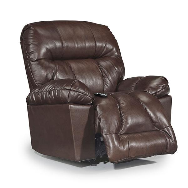 RETREAT LEATHER SWIVEL GLIDER RECLINER- 8N05LU