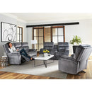 RYSON COLLECTION POWER HEAD TILT RECLINING CONVERSATION SOFA- U850RZ4