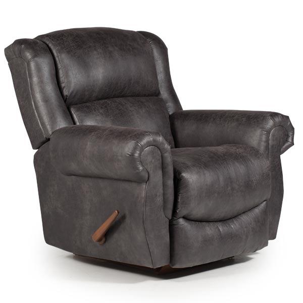 TERRILL LEATHER POWER SPACE SAVER RECLINER- 8NP74LU image
