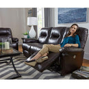 ZAYNAH COLLECTION LEATHER RECLINING SOFA- S501CA4