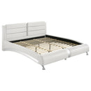 Jeremaine California King, E.King, & Queen Upholstered Bed White image