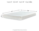 Chime 8 Inch Memory Foam Mattress in a Box