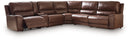 DeepWakes Reclining Sectional with Storage Console