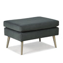 F10 LEATHER OTTOMAN- F10ELU