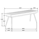 Misty Dining Bench
