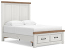 Ashley Savonport Full Panel Storage Bed